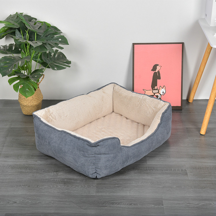 TOP-15950 Multi-Color Winter Warm Removable Dog Bed