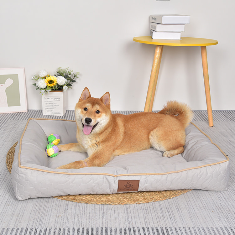 TOP-16274 Multi-Size Oxford Orthopedic Bolster Dog Bed