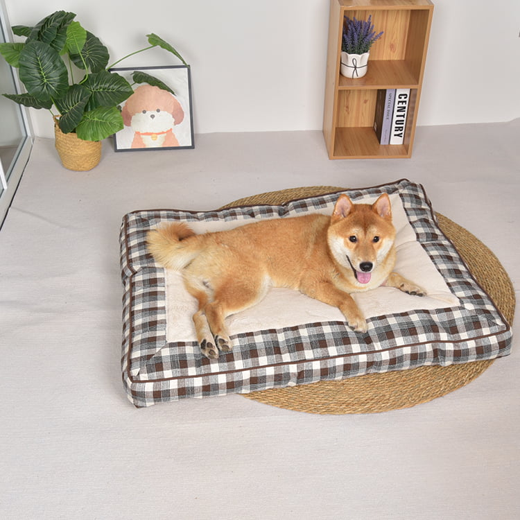 TOP-18753 Ultra Plush Curly Orthopedic Dog Cushion Bed